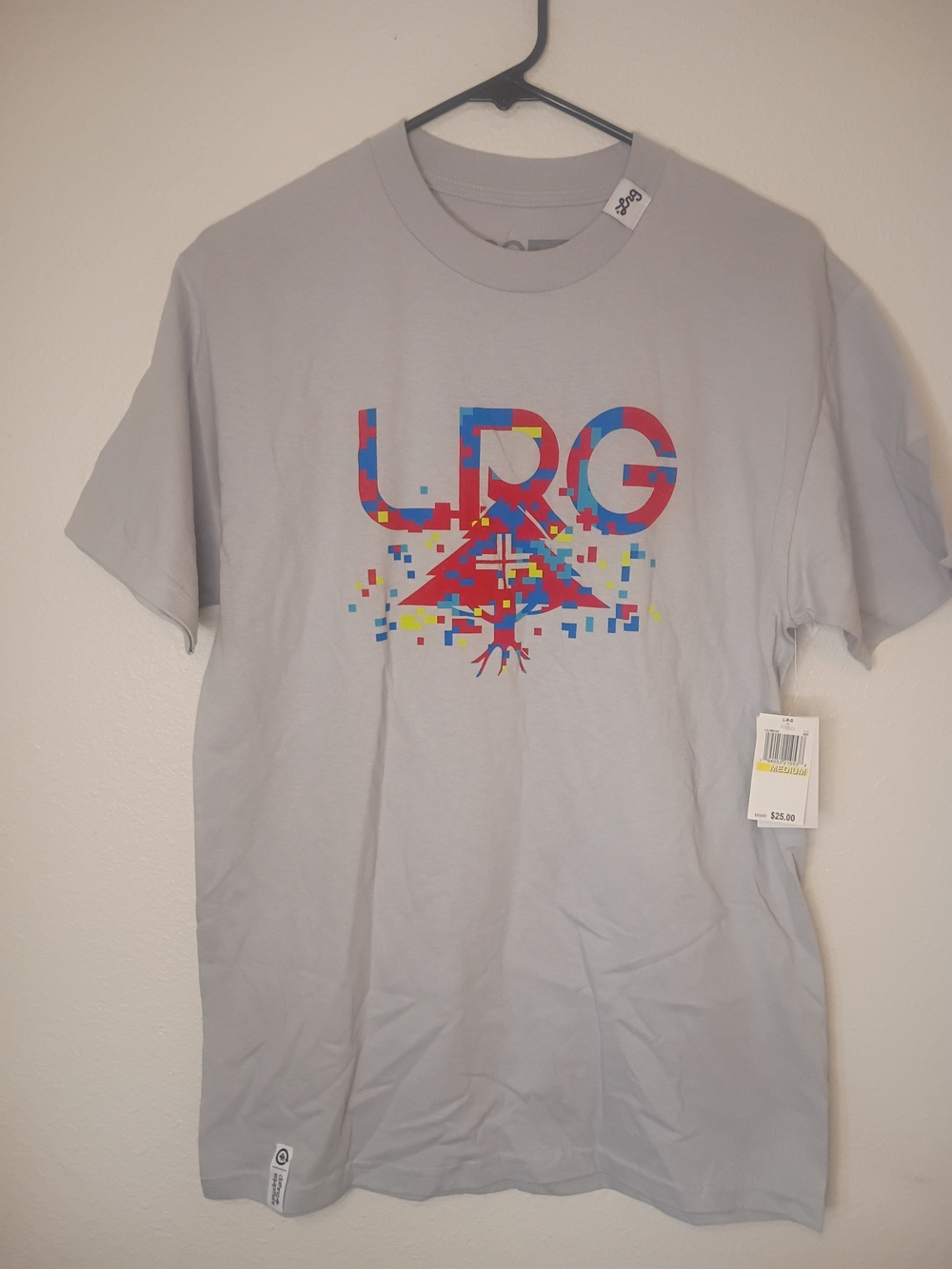 LRG Gray Graphic Logo Tee